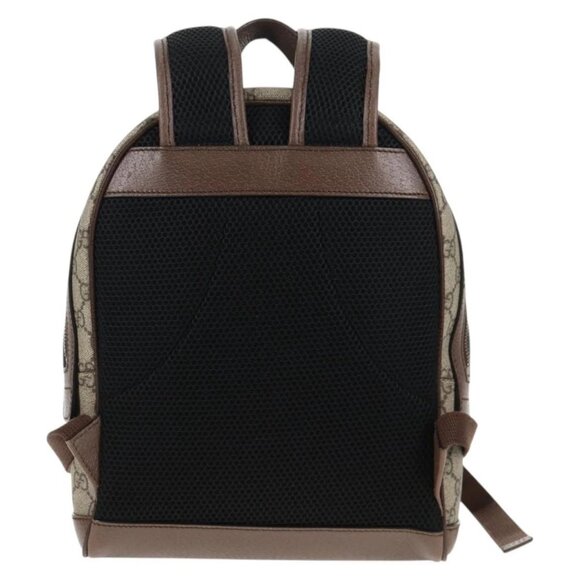 GUCCI GG Supreme Disney Collaboration Backpack PVC Beige Gold 552884 Auth141154M - Picture 2 of 16